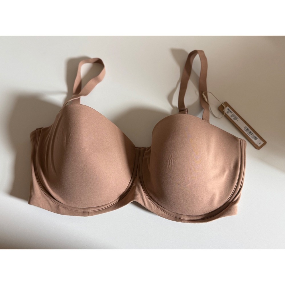 Skims Fits Everybody Strapless Bra Mica Brown Multi-Way Underwire NWT 36DD